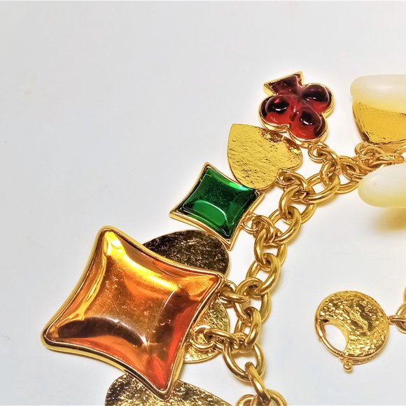 Vintage Massive Goossens for YSL Charm Necklace - Picture 6 of 15